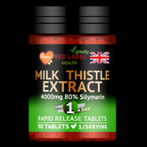 Milk Thistle 90 Tablets 4000mg
